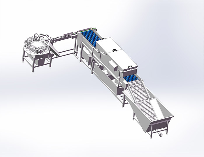 LJ-8000分离带洗蛋机生产线