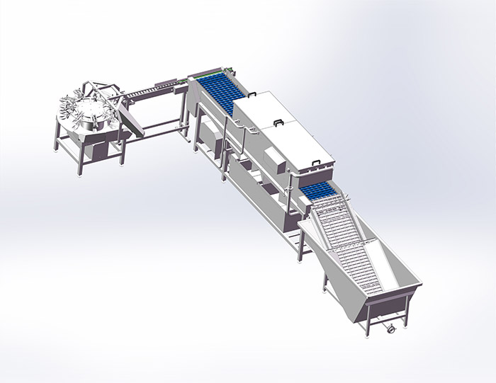 LJ-4000分离带洗蛋机生产线